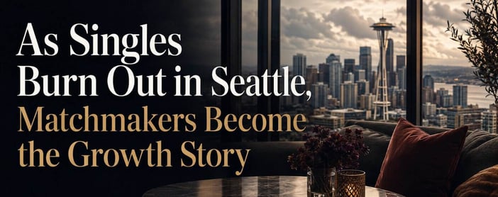 As Singles Burn Out In Seattle Matchmakers Become The Growth Story
