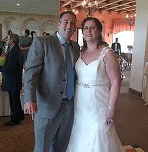 Photo of one of Mike's former clients on her wedding day Photo of one of Mike's former clients on her wedding day