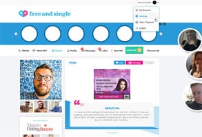 Screenshot of FreeAndSingle Screenshot of FreeAndSingle