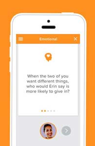 Screenshot of one of Happy Couple's questions Screenshot of one of Happy Couple's questions