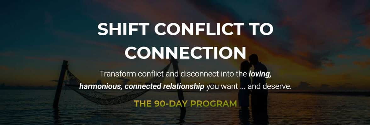 Screenshot from the "Conflict to Connection" program Screenshot from the "Conflict to Connection" program