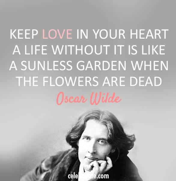 An Oscar Wilde quote An Oscar Wilde quote