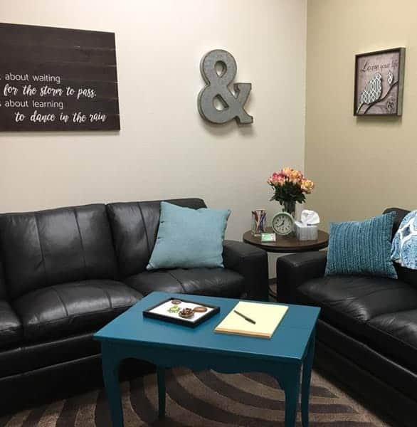 Photo of Angela Hayes' office Photo of Angela Hayes' office