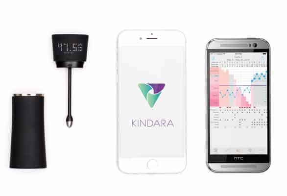 Photo of the Kindara app and Wink product Photo of the Kindara app and Wink product
