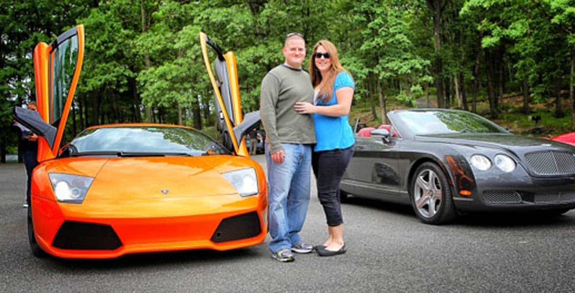 Photo of a couple on a Dream Car Tour Photo of a couple on a Dream Car Tour