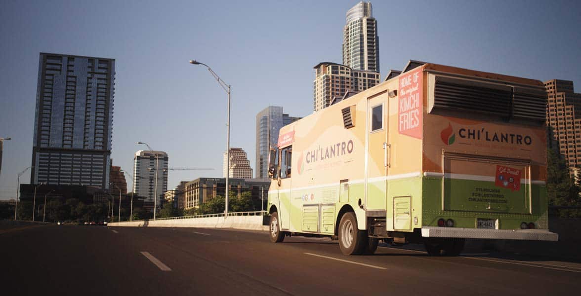 Photo of a Chi'Lantro food truck Photo of a Chi'Lantro food truck