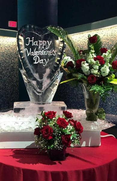 Photo of Valentine's Day decorations at Moody Gardens Photo of Valentine's Day decorations at Moody Gardens