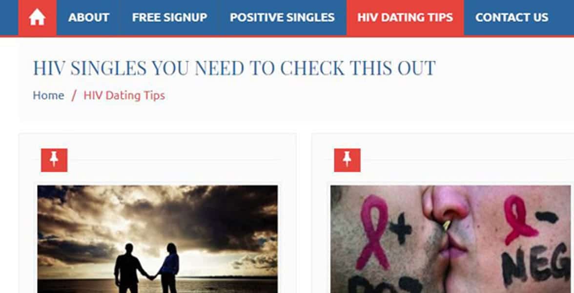 Dating-Website für hiv