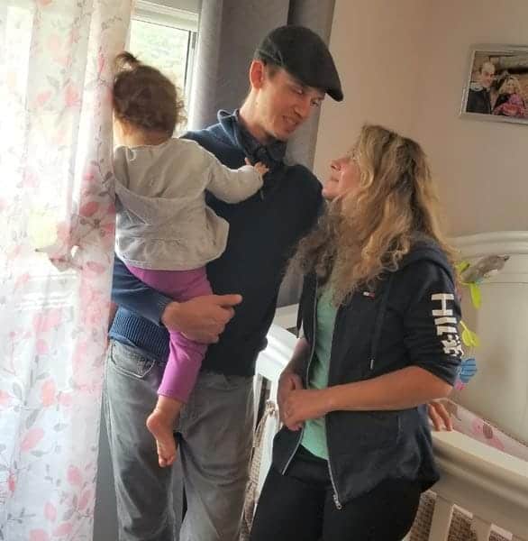 Photo of Andrei and Alina with their daughter Photo of Andrei and Alina with their daughter