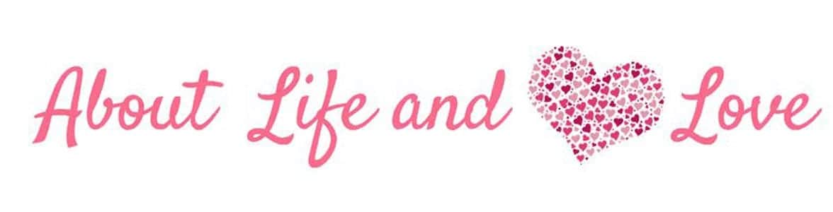 The About Life and Love logo The About Life and Love logo