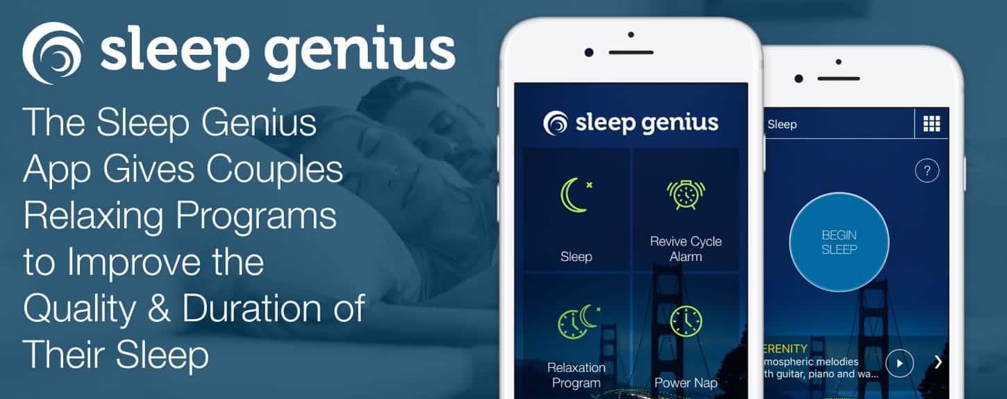The Sleep Genius App Gives Couples Relaxing Programs to Improve the Quality & Duration of Their Sleep The Sleep Genius App Gives Couples Relaxing Programs to Improve the Quality & Duration of Their Sleep