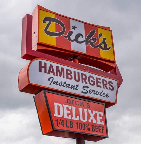 Photo of Dick's Drive-In sign Photo of Dick's Drive-In sign