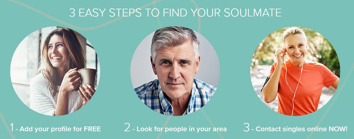 Screenshot of a Dating Over 50s sign up banner Screenshot of a Dating Over 50s sign up banner