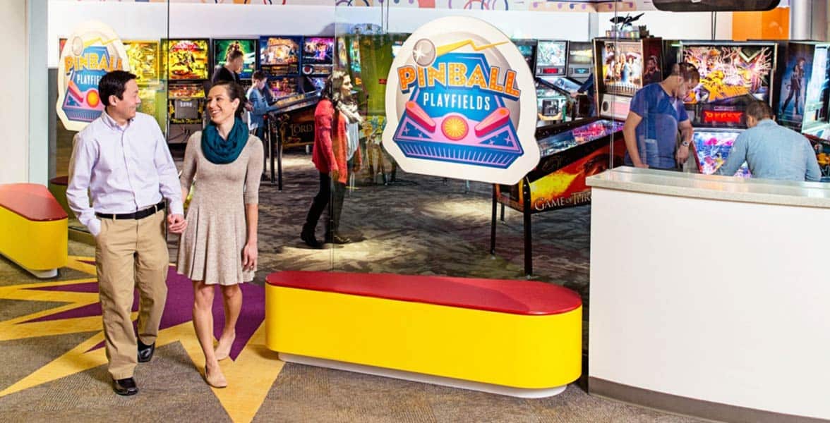 Photo of the Pinball Playfields Photo of the Pinball Playfields