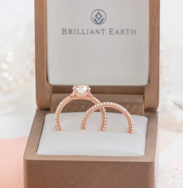 Photo of Brilliant Earth wedding rings Photo of Brilliant Earth wedding rings