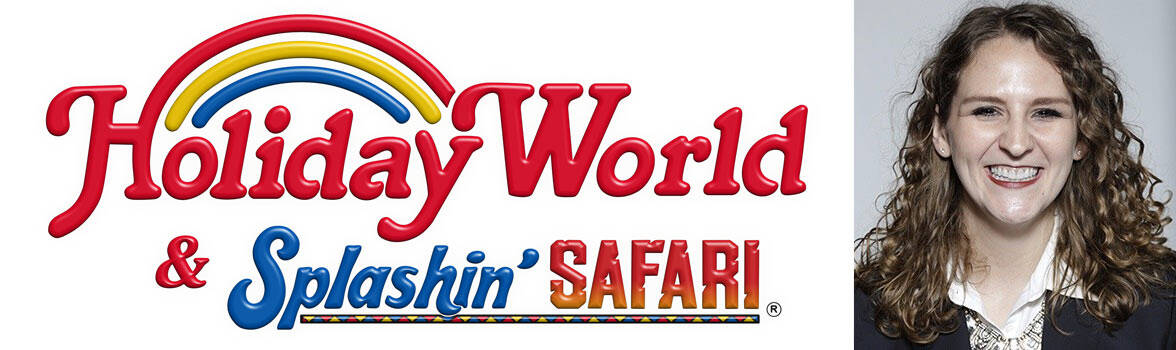 Photo of Leah Koch, Director of Communications at Holiday World & Splashin' Safari Photo of Leah Koch, Director of Communications at Holiday World & Splashin' Safari