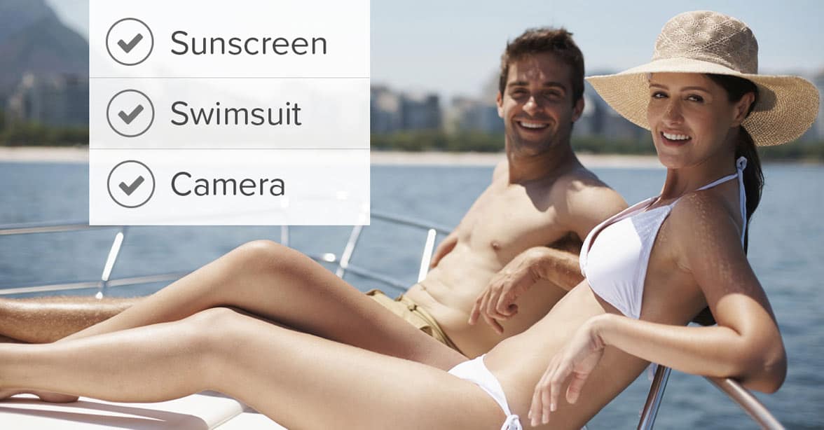 PackPoint photo of couple on a boat PackPoint photo of couple on a boat