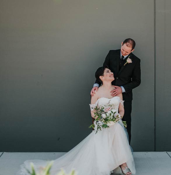 Photo of Danielle and Brandon on their wedding day Photo of Danielle and Brandon on their wedding day