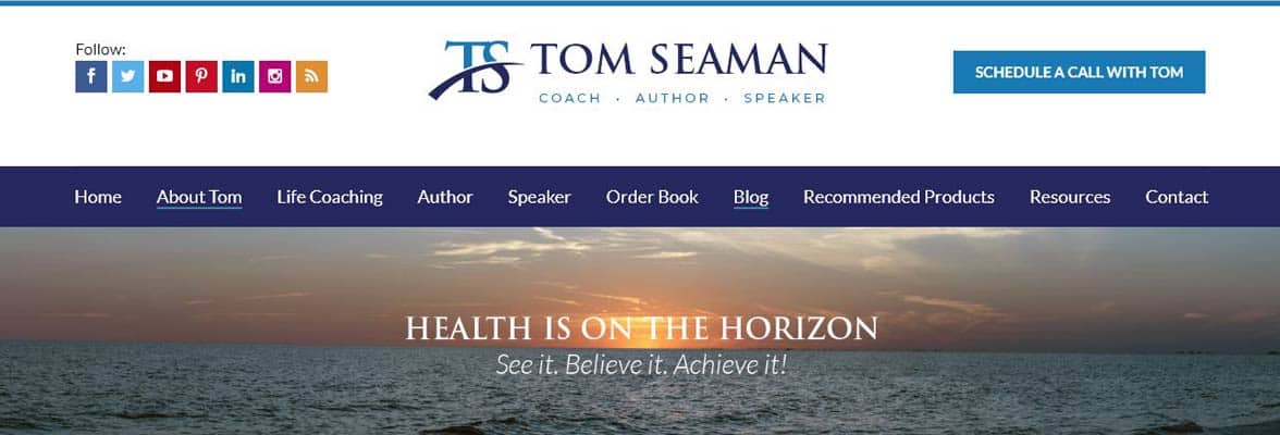 Screenshot from Tom Seaman's website Screenshot from Tom Seaman's website