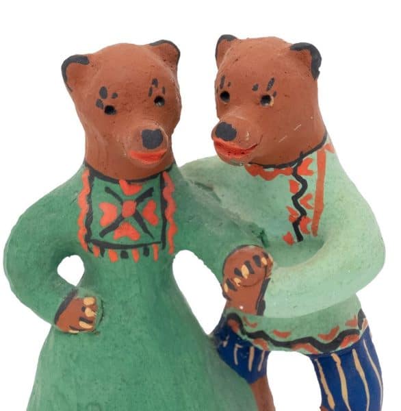 Photo of a Russian dymka toy Photo of a Russian dymka toy