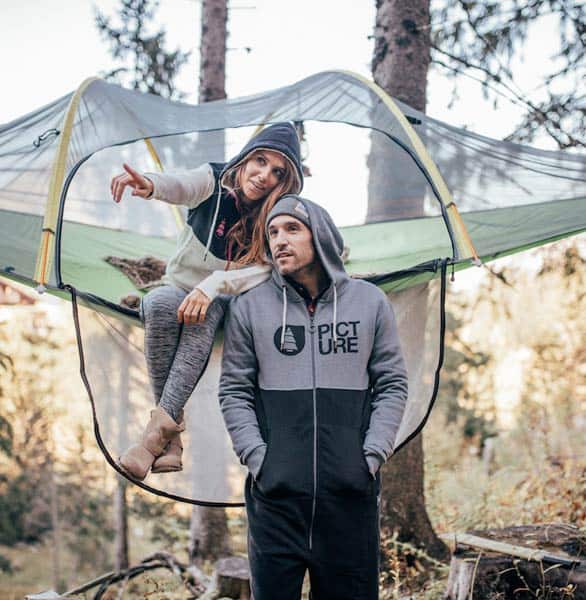 Photo of a couple in a Tentsile tree tent Photo of a couple in a Tentsile tree tent