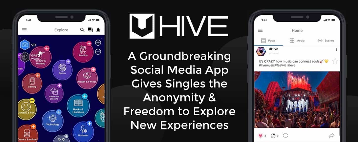 Uhive: A Groundbreaking Social Media App Gives Singles the Anonymity & Freedom to Explore New Experiences Uhive: A Groundbreaking Social Media App Gives Singles the Anonymity & Freedom to Explore New Experiences