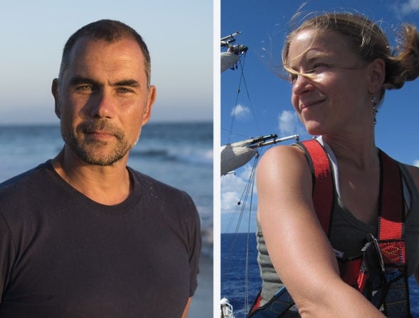 Photo of 5 Gyres Institute Co-Founders Marcus Eriksen and Anna Cummins Photo of 5 Gyres Institute Co-Founders Marcus Eriksen and Anna Cummins