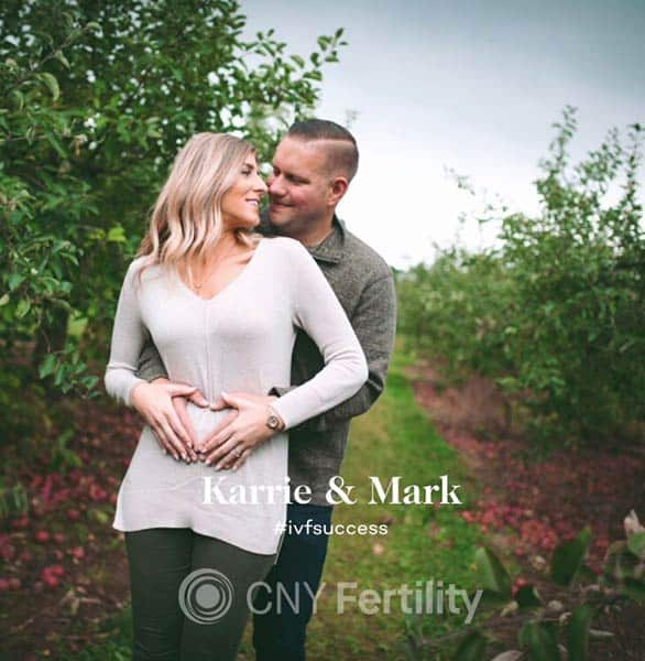 Photo of Karrie and Mark, CNY Fertility patients Photo of Karrie and Mark, CNY Fertility patients