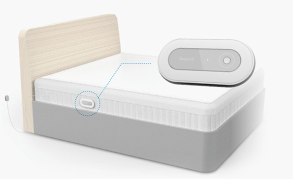 Graphic of Sleepace bed tracker Graphic of Sleepace bed tracker